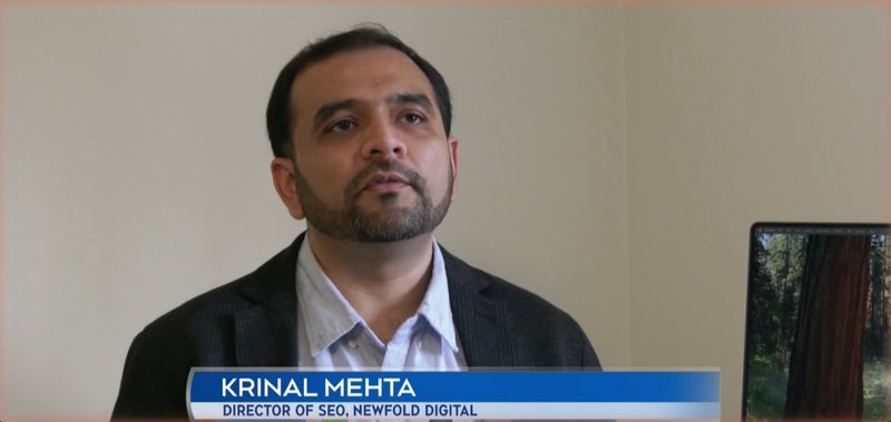 Krinal Mehta featured on CTV News Kitchener — Director of SEO, Newfold Digital